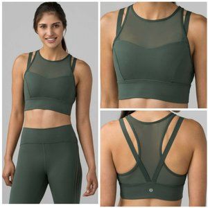 lululemon sun setter bra with mesh detail size 8